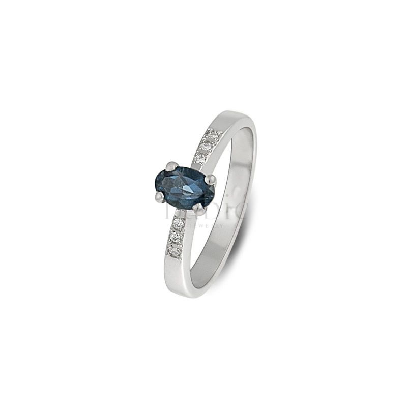 zlatara babic london blue topaz verenicki prsten vpk63